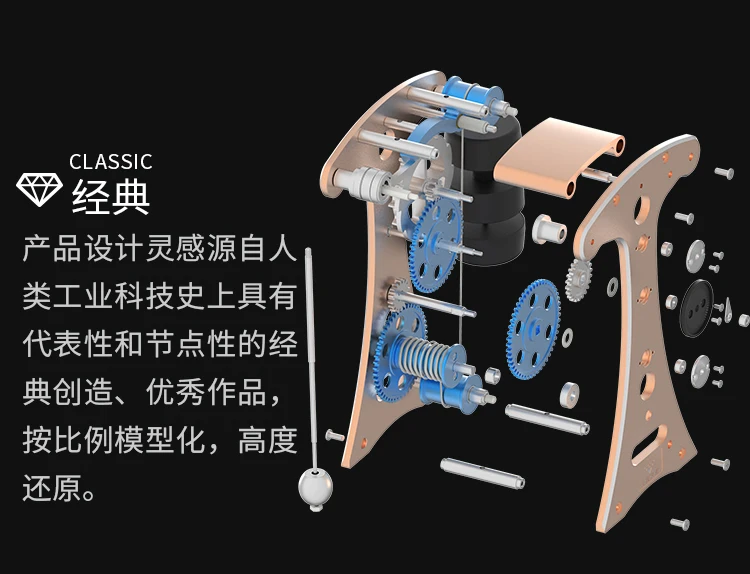 DIY сборка 3D часы Металлическая Модель для сборки взрослые игрушки сплав модель Паровая модель комплект