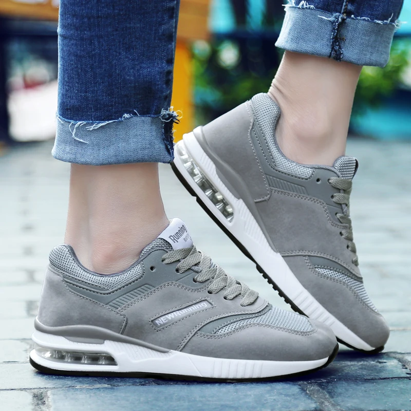 

Couples Athletic Shoes Spring Autumn Fitness Women Sneakers Beige Black Sport Shoes Air Men Breathable Running Shoes Unisex