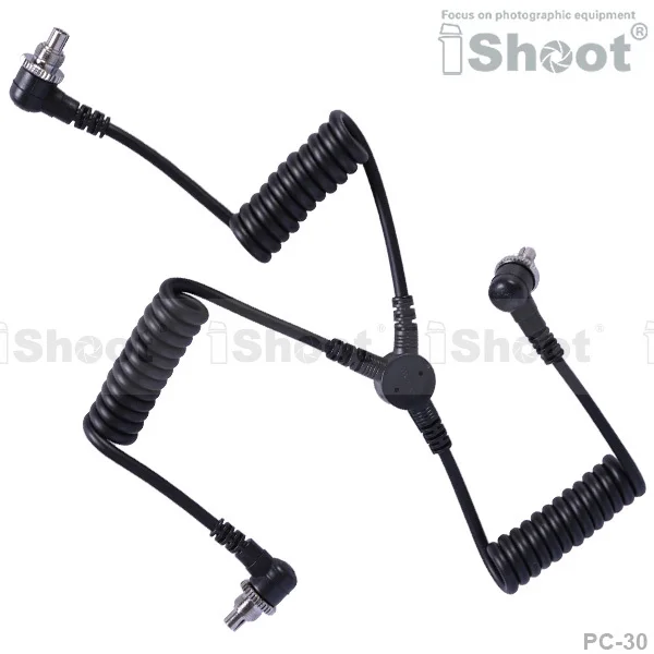 male to male 3 plug pc sync cord flash cable for canon 1d 7d 5d mark iii 60d 50d 40d 30d 20d camera 600ex rt 580ex ii speedlight