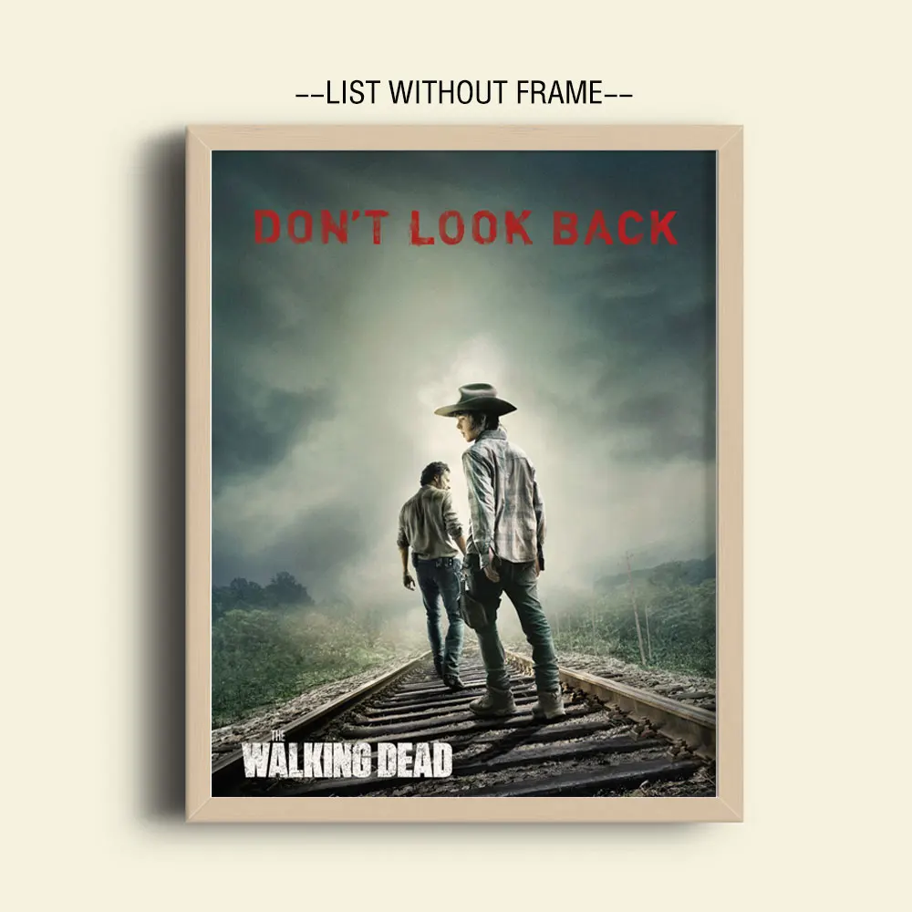 

The Walking Dead Poster Don't Look Back Art Print Posters Home Wall Art Painting posters & prints Wall Decor Unframed X14
