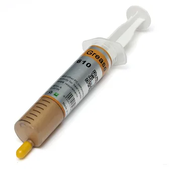 

30g Golden Thermal Grease Syringe Silicone Compound Paste CPU GPU Cooling For CPU Chipset Cooling Silicone Grease Compound