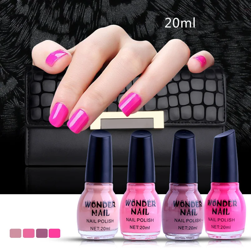 

20ML Quick Dry Colorful Nail Polish Long Lasting Varnishes Nail Art Design Off White Shimmer Nail Gel Polish Manicure Lacquer