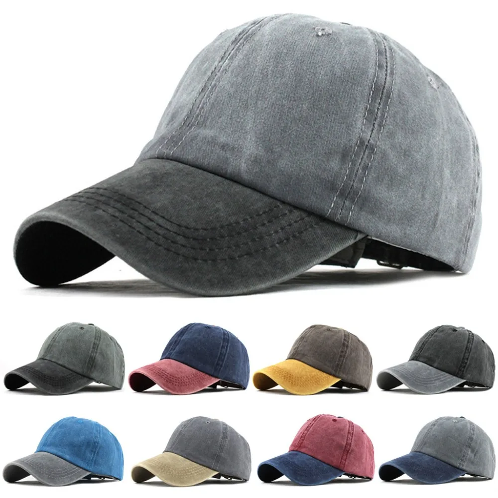 

Unisex Outdoor Cotton High Quality Solid Color Baseball running Caps Adjustable running Hat