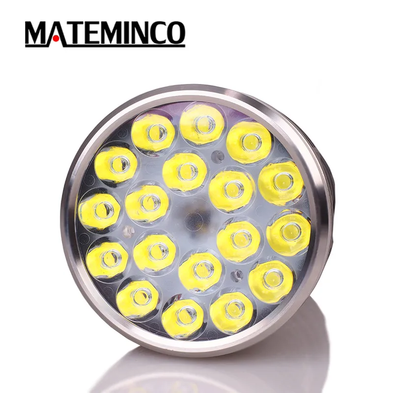 Светодиодный фонарик MATEMINCO MT18 18 * CREE XP G3 или Nichia 219C светодиодный Макс. 12000LM