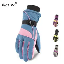 Перчатки Fingered водонепроницаемые ветрозащитные перчатки для катания на лыжах термальные спортивные перчатки для катания на лыжах Зимние перчатки для велоспорта для женщин и мужчин унисекс
