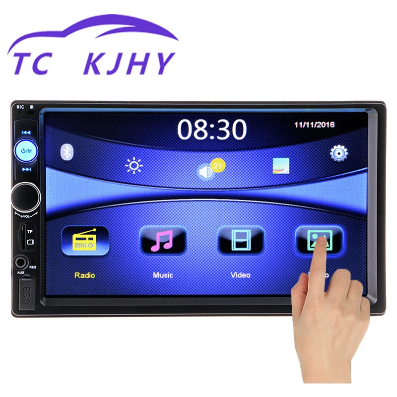 

Car MP4 MP5 Player Bluetooth Car Card Player 7 Inch Bluetooth Hands-free Calling MP3 HD OLED Color Screen Radio Player Display