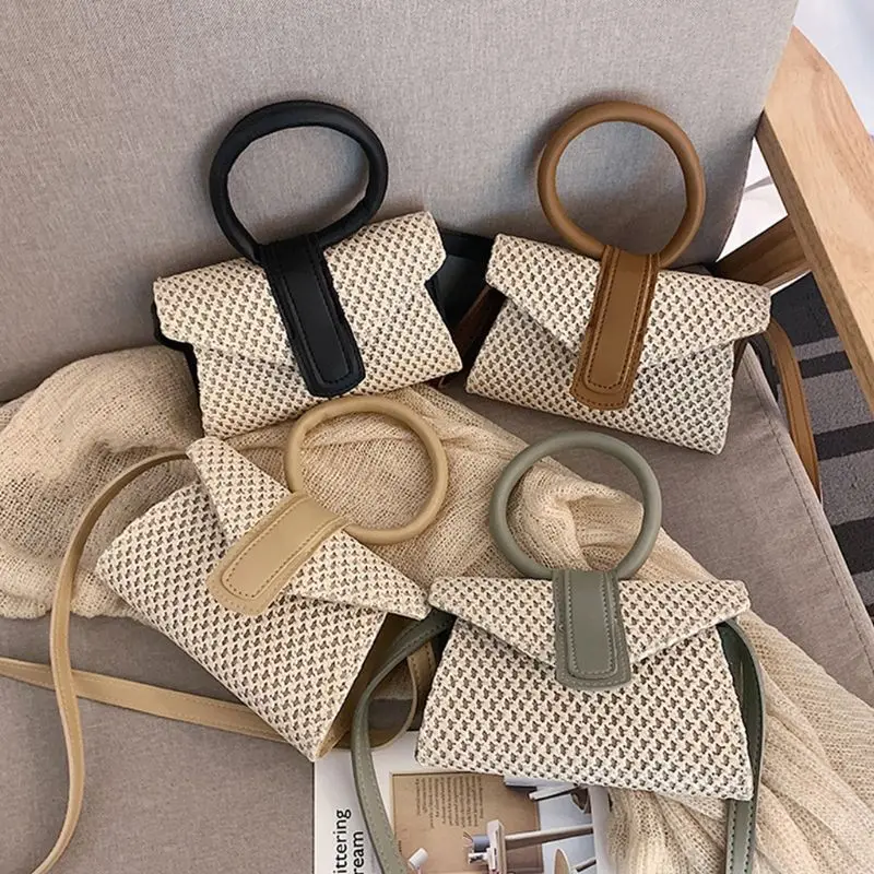 

Fashionable straw bag ladies summer bag /beach bag/ Evening Clutch Bag/Handbag/Chest Waist Bag