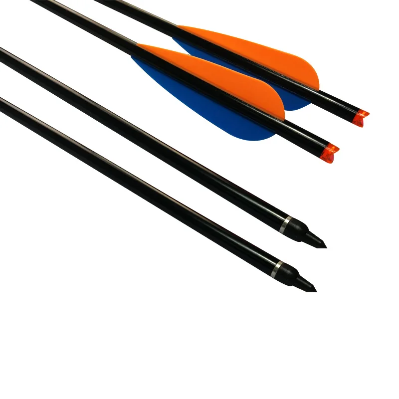 12pcs Archery Crossbow Bolts Aluminum Arrows Half Moon Nock For Archery