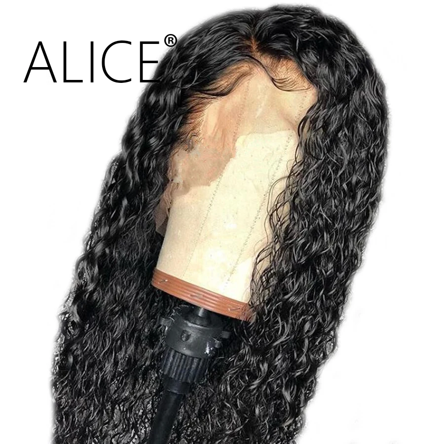 curly lace front wig
