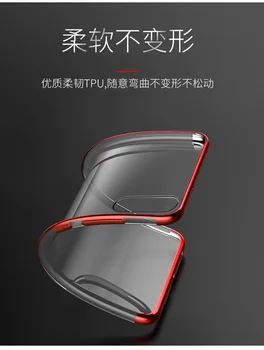

100pcs For Huawei P20 Pro P20 Lite High Clear Plating TPU Gel Soft Phone Case Cover for Huawei P20 Chrome Protective Back Case
