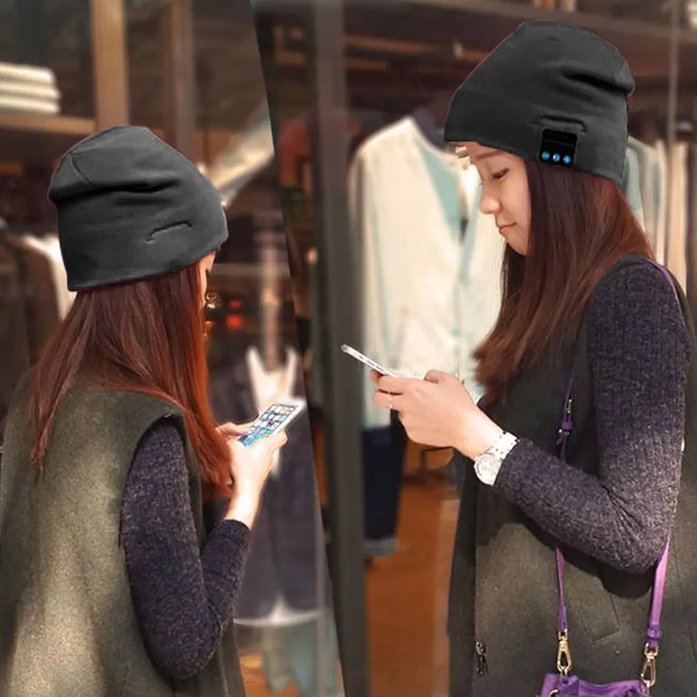 Беспроводная шапка Trendcy с Bluetooth теплые шапочки V3.0 + EDR крутая вязаная Skullies новинка