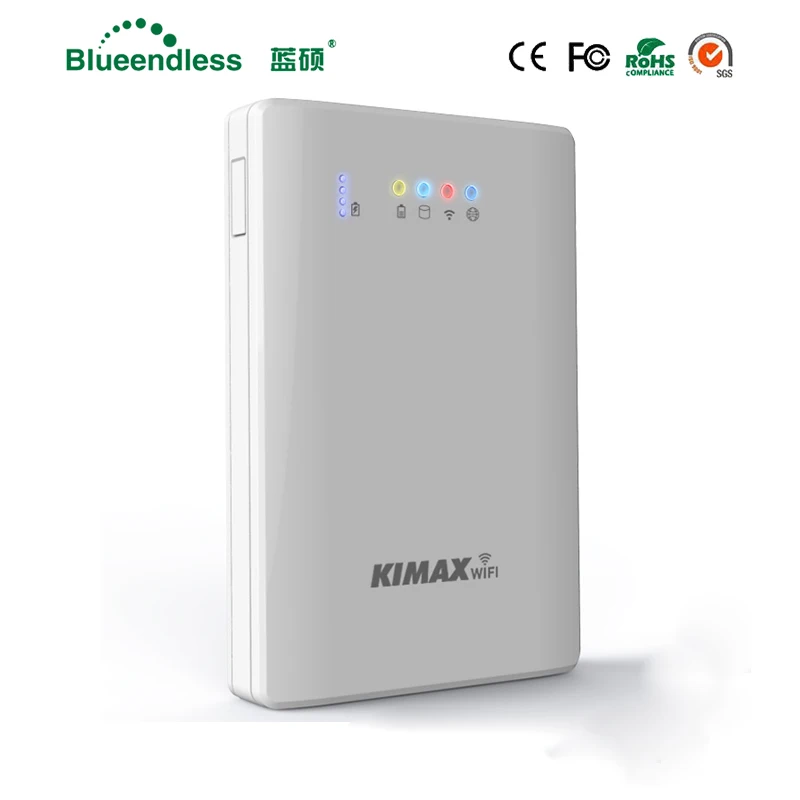 

Blueendless 2.5 HDD Hard Disk Wifi Router Sata USB 3.0 HDD Enclosure with Power Bank function( 500G HDD included)external hdd