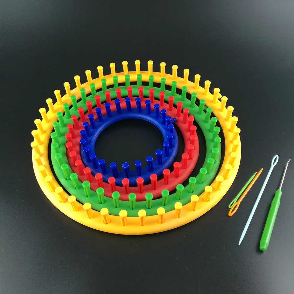 Buy 7Pc Knitting Tool Set Round Knitter Looms Scarf