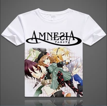 Nueva moda Mobile Suit AMNESIA cosplay patrón de la camisa de productos de Anime AMNESIA camiseta hombres y mujer envío gratis