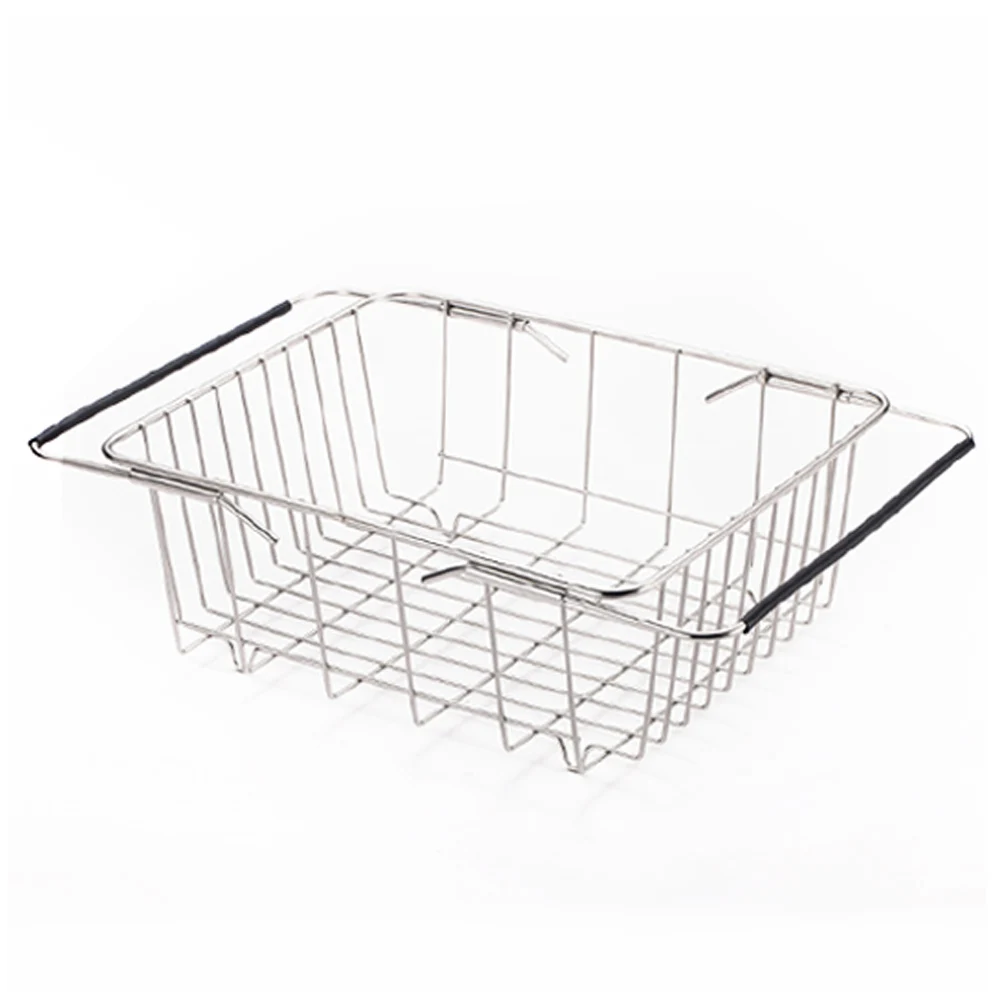 

Vegetable Fruits Dish Drainer Drain Rack Sink Organizer Anti-rust Practical Retractable Arms Holder Functional Kitchen Supplies