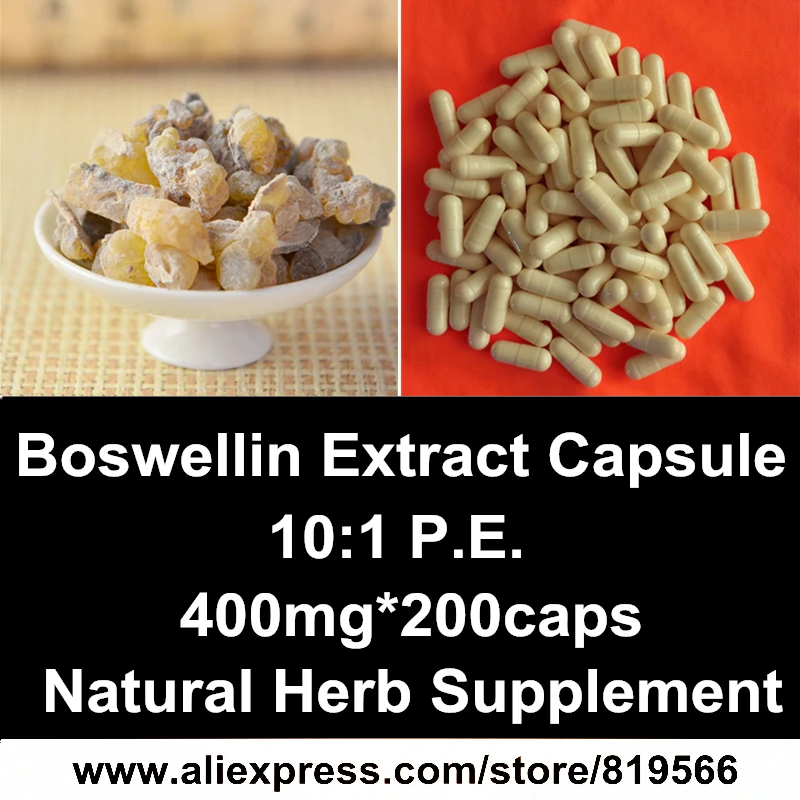 

Boswellin Extract Powder Capsule 400mg*200caps Natural Ru Xiang Mastic Dietary Supplements Frankincense