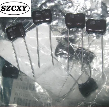 

New and original 10pcs CDM 2000P 202 500V Mica capacitorFeet from 10 mm