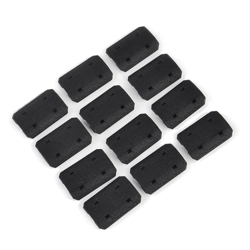 

SEIGNEER 12PCS Tactical Mlok Type 2 Rail Covers eMag Pul Type for M-lok SLOT System Rail Panel for Outdoor Hunting Wargame Mount