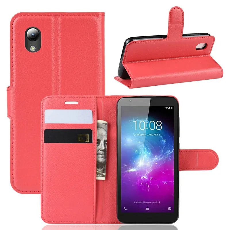 Роскошный кожаный чехол-книжка для ZTE Blade A3 (2019) A7 2019/P963F02 A7000 чехол-кошелек с