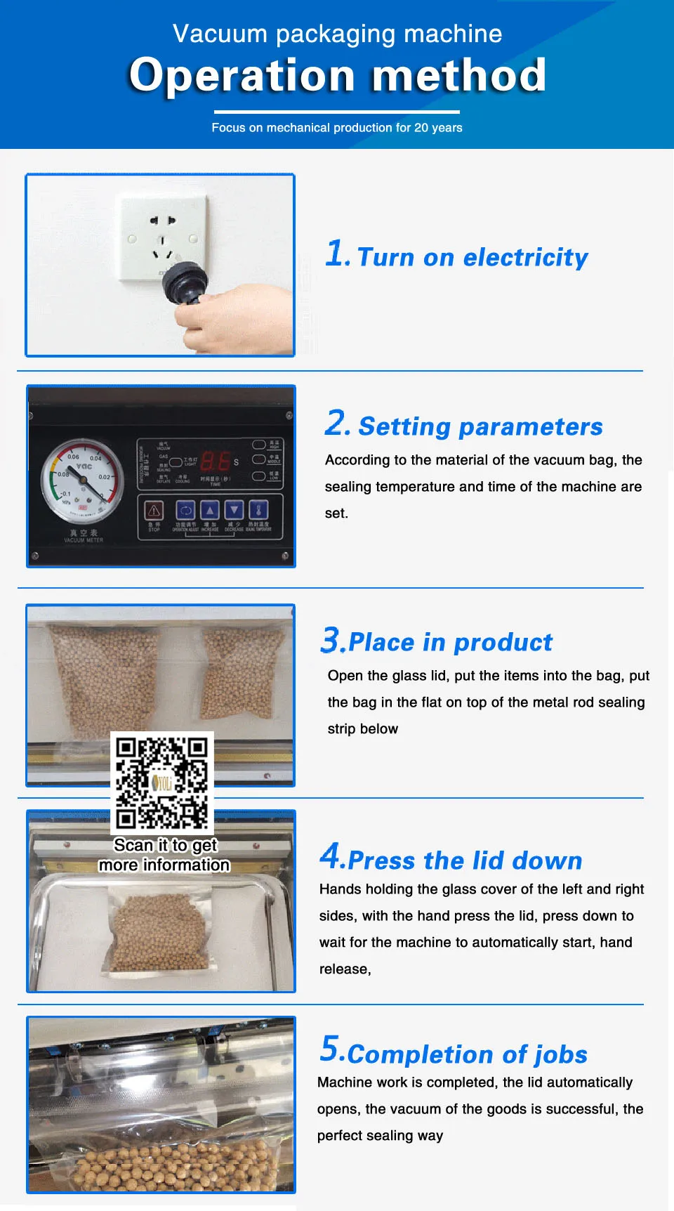 vacuum packing machine 9