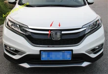De alta Calidad Para Honda CRV CR-V 2015 2016 Frontal de Acero Inoxidable Tapa Del Motor de La Cubierta Moldura de Enmalle 1 Unids