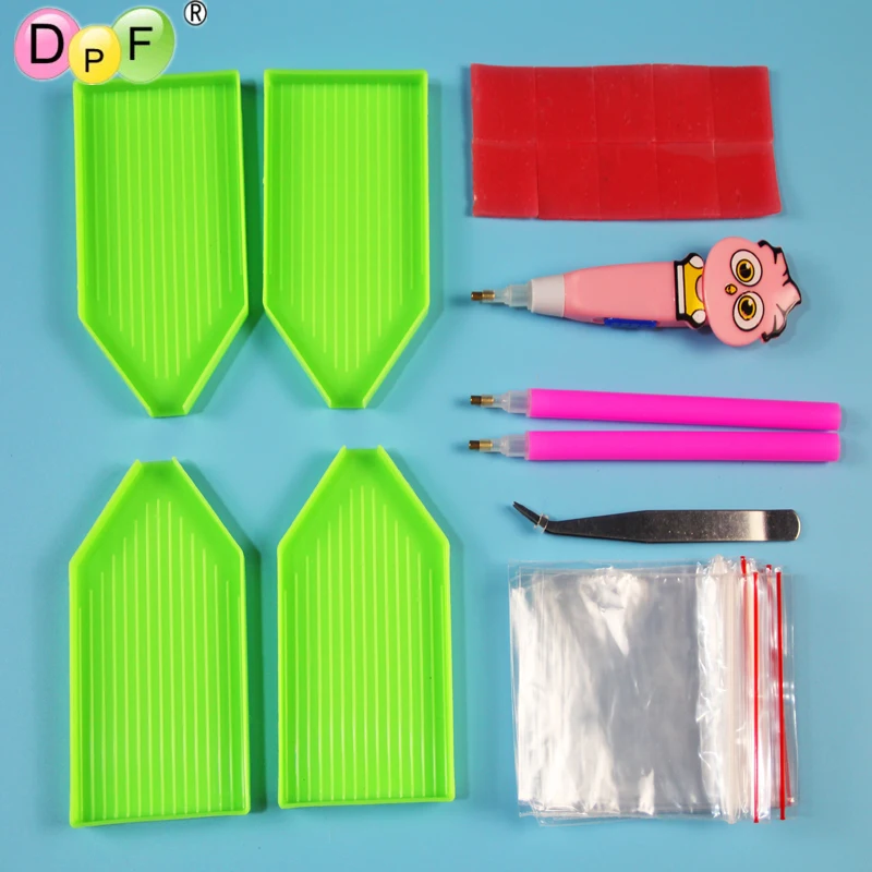 

DPF Full Square Diamond 5D DIY Diamond Painting Tool Cross Stitch Tray Embroidery Pen Rhinestone Mosaic Painting Tools