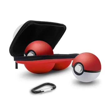 

6 in 1 Storage Bag Set For Switch Poke Ball Storage Pad Crystal Case Cover With Hang buckle USB cable For Poke Ball Accessories