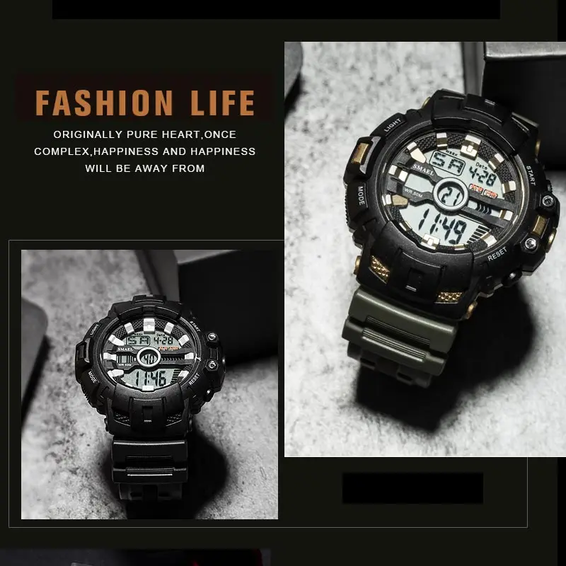 Watches Mens Smael Brand Watch SMAEL Brand Watch Men Digital