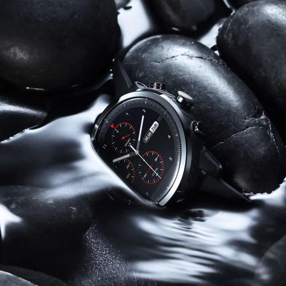 Amazfit умные часы Amazfit Stratos водонепроницаемые напоминания о звонках Bluetooth Музыка gps Поддержка 11 спортивных режимов 5ATM