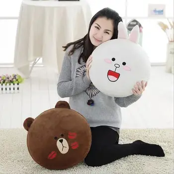 

Cute Bear White Rabbit Plush Pillow Cushion Stuffed Plush Toys Children Gift Home Office Sofa Decoration