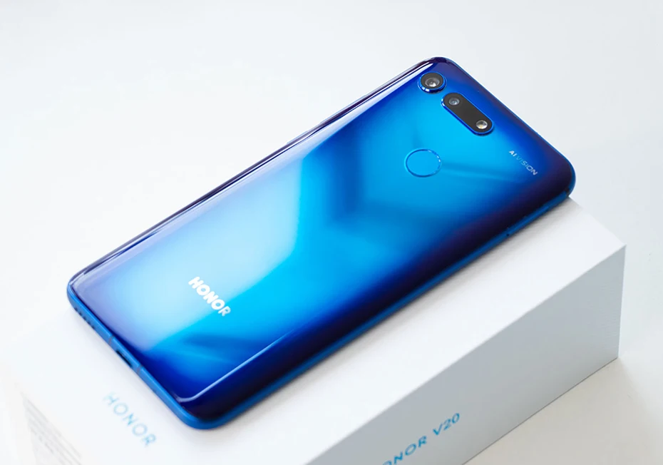 Honor V20 Honor View 20 NFC мобильный телефон жидкостное охлаждение Kirin 980 Android 9,0 6,4 дюймовый экран 4000 мАч батарея смартфон