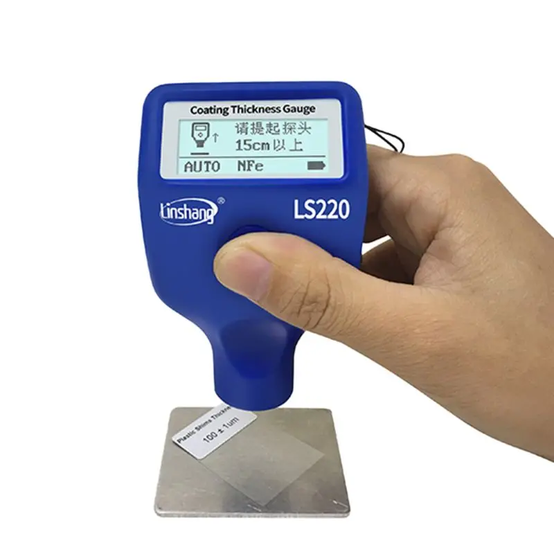 

Paint Coating Thickness Tester 0-200 Fe NFe Probe Gauge LS220 For Auto Car Dropshipping