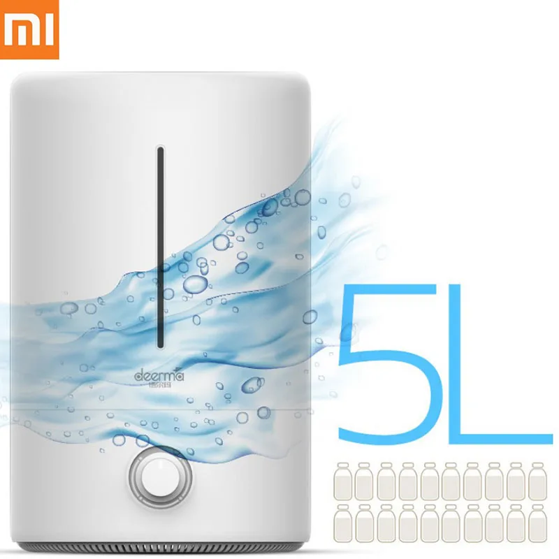 

Xiaomi Mijia deerma 5L Air Humidifier for Baby Family Pregnant in Bedroom Office household AC ON Sleep Air Purify MoisturizerH20