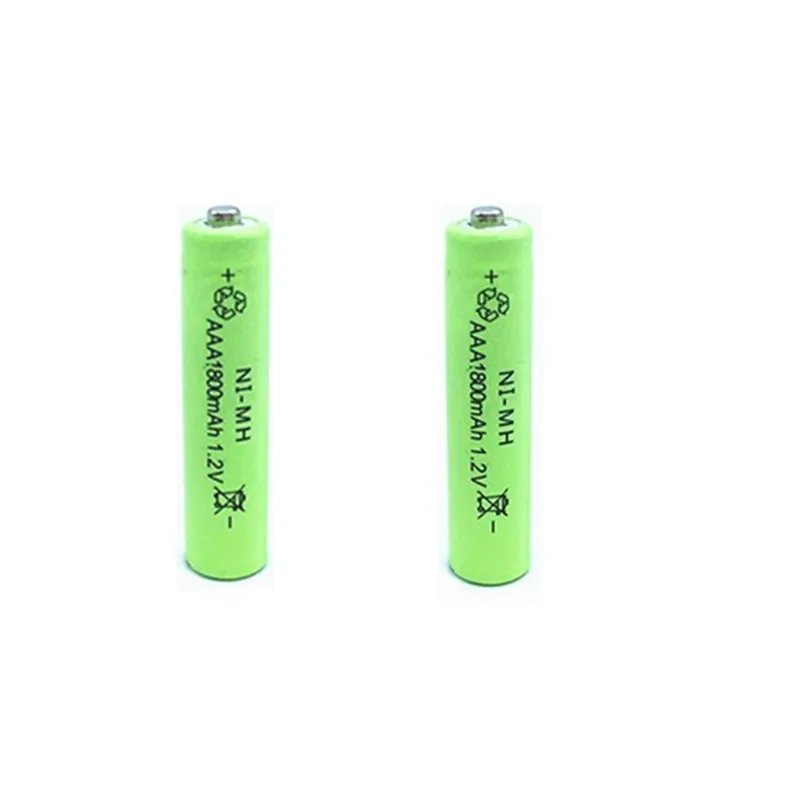 2 или 4 шт AAA 1,2 V 1800mAh перезаряжаемая NiMH батарея в Россию