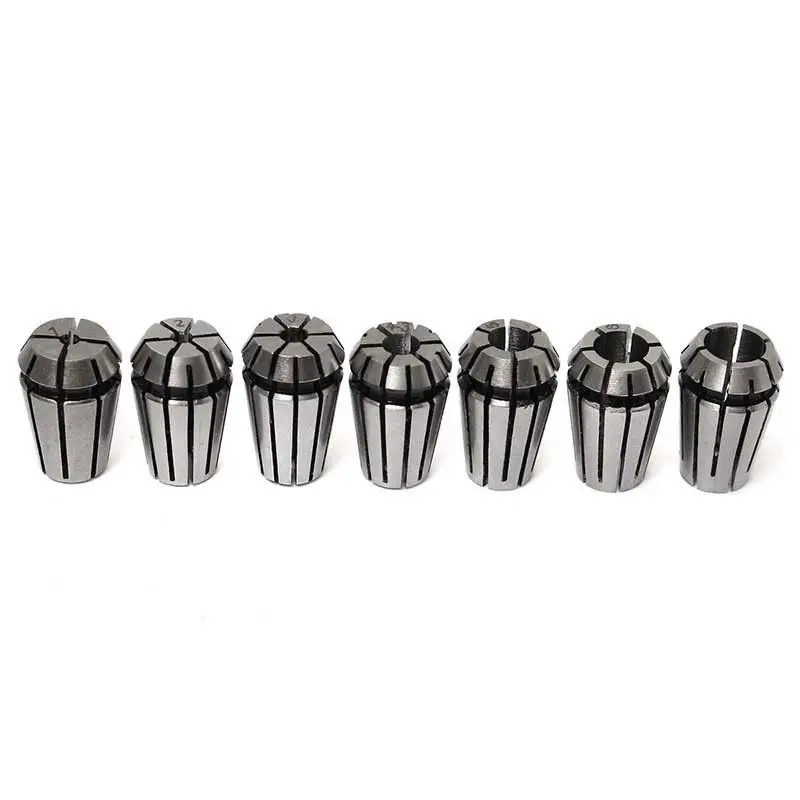 7Pcs ER11 Spring Chuck Collet Set For CNC Milling Lathe Tool Engraving Machine