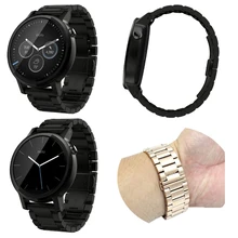 1:1 Original Edelstahl Armband Für MOTO 360 2nd generation Männer & Frauen Smartwatch 22mm 24mm Schmetterling Verschluss