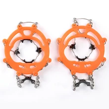 Универсальные уличные защитные противоскользящие снежные альпинистские ботинки шипы для обуви скобы