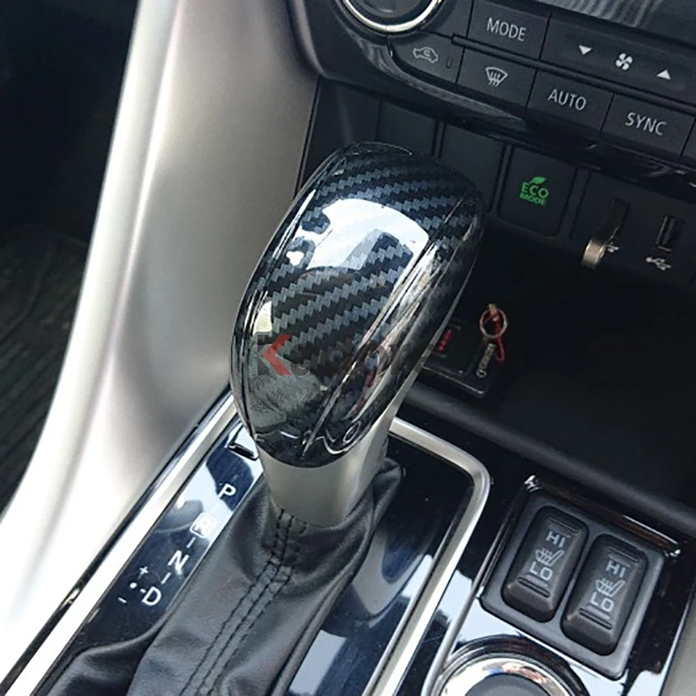 Carbon Fiber Inner Window Switch Panel Trim For Mitsubishi Eclipse Cross 2018