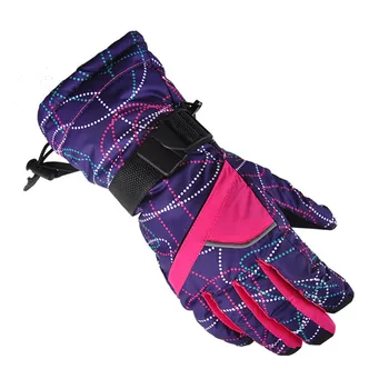 

Hi Quality Skiing Gloves Thick Super Warm -30 Windproof Snow Ski Gloves Snowboard Cycling Motorcycle Snowmobile Sport Gloves