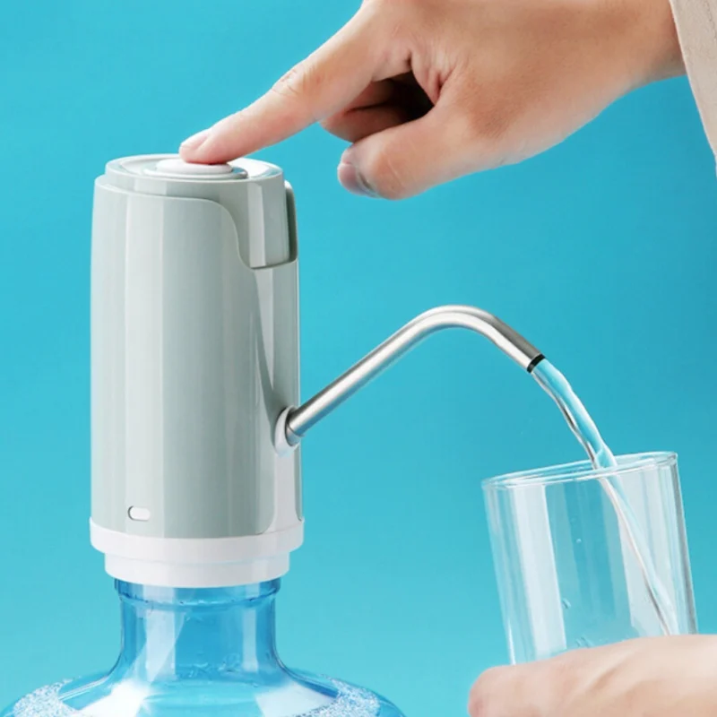 Диспенсер для бутылки воды перезаряжаемый Электрический Ручной пресс водяные насосы питьевые Бутылочки для напитков инструменты для спорта на открытом воздухе