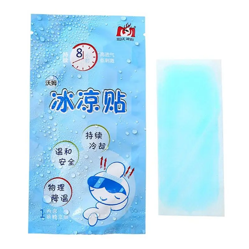 

Adult Health Care Cooling Gel Patch Medical Fever Pad Herbal Pain Relief Paste