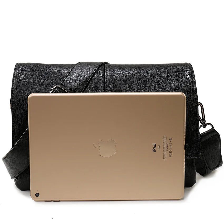 VORMOR брендовая Повседневная сумка-конверт, мужская кожаная сумка через плечо, деловая сумка-портфель, мужские сумки-мессенджеры
