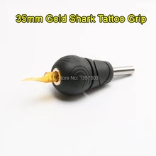 1 шт. Goden Shark Татуировка ручка 35 мм самоблокирующаяся резиновая ручка с медным сердечником для тату-машина иглы татуировки