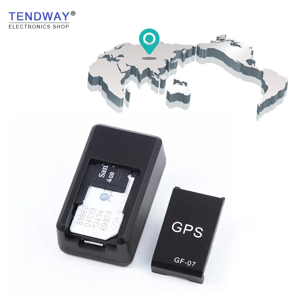Tendway gps местоположение трекера sim-карты инструмент Магнитная SOS трекер Anti Theft Car для