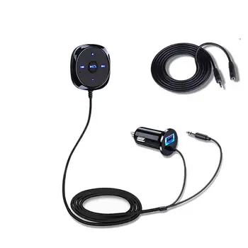 

Wireless Bluetoth Car Charger music Digital LED Display Handsfree Calling BT Car Kit 5V/2.1A USB + 3m Sticker & Extension Line