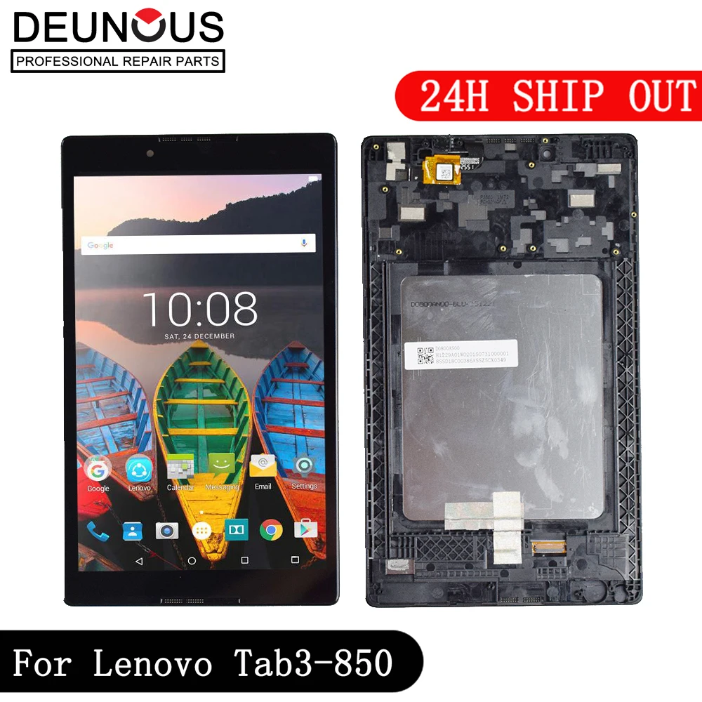 Ceny Nowy ekran dotykowy panel wyświetlacza lcd digitizer zgromadzenia ramki dla Lenovo Tab 3 TAB3 8.0 850 850F 850M TB3 850M TB 850M Tab3 850