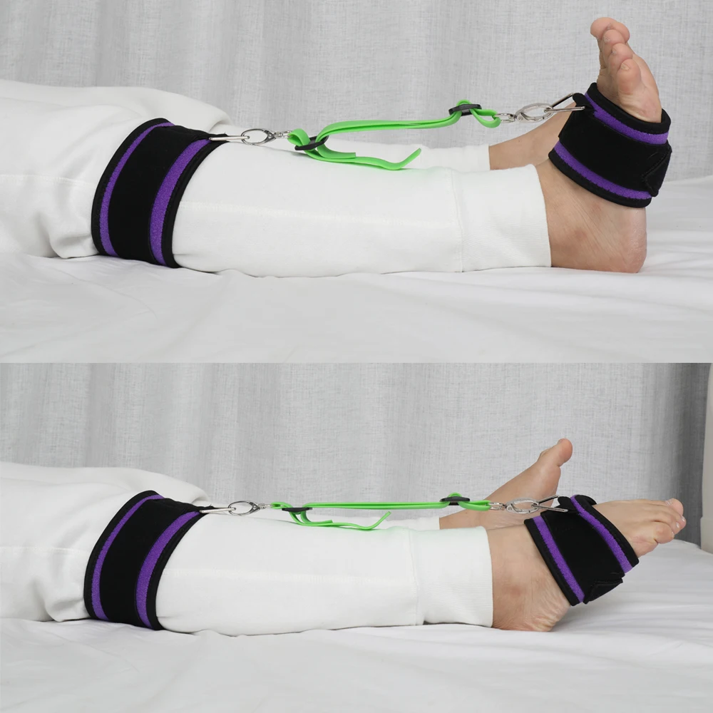 Поддержка ног ортопедические скобки для ног падение лодыжки сустава тренировка инсульта Hemiplegia прикроватный реабилитационный тренажер устройство пояс