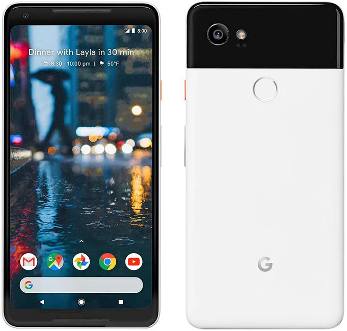 ЕС Версия Google Pixel 2 XL 6,0 ''Восьмиядерный 4G LTE Android 8. 0 2880*1440 4 Гб ram 64 Гб 128 ГБ rom Европейский смартфон - Цвет: Белый