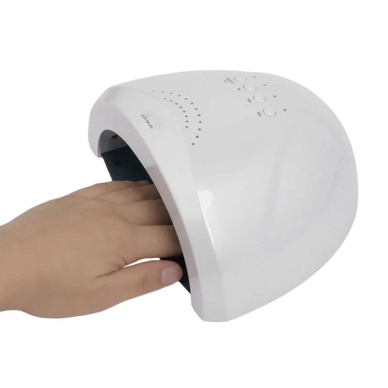 

White 24/48W UV Lamp Nail Polish Dryer LED White Drying Gel Curing Dryer US Plug