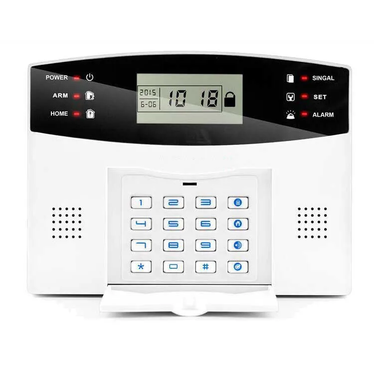 

OS Android APP Control Wireless Home Security GSM Alarm System Intercom Remote Control Autodial Siren Sensor Kit